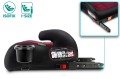 FOTELIK SAMOCHODOWY PODKŁADKA SIEDZISKO MIMORI CZARNO-BORDOWY ISOFIX R129 125-150 CM