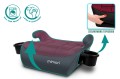 FOTELIK SAMOCHODOWY PODKŁADKA SIEDZISKO MIMORI CZARNO-BORDOWY ISOFIX R129 125-150 CM