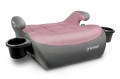FOTELIK SAMOCHODOWY PODKŁADKA SIEDZISKO MIMORI SZARO-RÓŻOWY ISOFIX R129 125-150 CM
