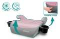 FOTELIK SAMOCHODOWY PODKŁADKA SIEDZISKO MIMORI SZARO-RÓŻOWY ISOFIX R129 125-150 CM
