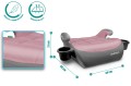 FOTELIK SAMOCHODOWY PODKŁADKA SIEDZISKO MIMORI SZARO-RÓŻOWY R129 125-150 CM