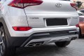 HYUNDAI TUCSON 2015-2018 DOKŁADKI ZDERZAKÓW Z IMITACJĄ WYDECHÓW