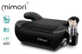 FOTELIK SAMOCHODOWY PODKŁADKA SIEDZISKO MIMORI CZARNO-SZARY ISOFIX R129 125-150 CM