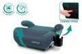 FOTELIK SAMOCHODOWY PODKŁADKA SIEDZISKO MIMORI CZARNO-ZIELONY ISOFIX R129 125-150 CM