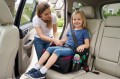 FOTELIK SAMOCHODOWY PODKŁADKA SIEDZISKO MIMORI CZARNO-BORDOWY ISOFIX R129 125-150 CM