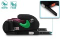 FOTELIK SAMOCHODOWY PODKŁADKA SIEDZISKO MIMORI CZARNO-BORDOWY ISOFIX R129 125-150 CM